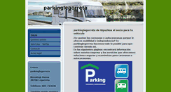 Desktop Screenshot of parkinglegorreta.com