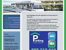 Tablet Screenshot of parkinglegorreta.com